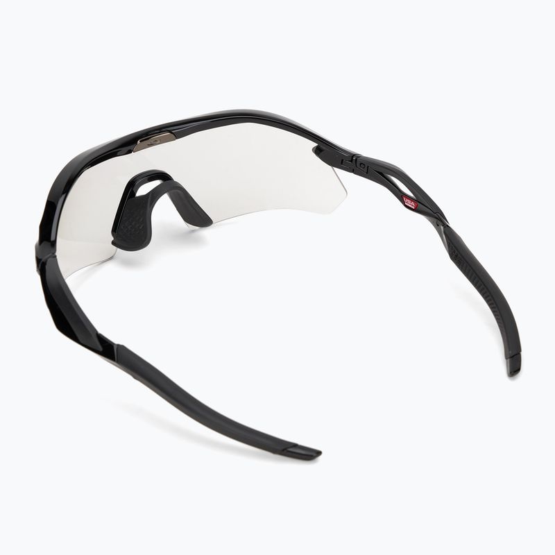 Okulary przeciwsłoneczne Oakley Radar Plate polished black/clear to black irid photochromic 2