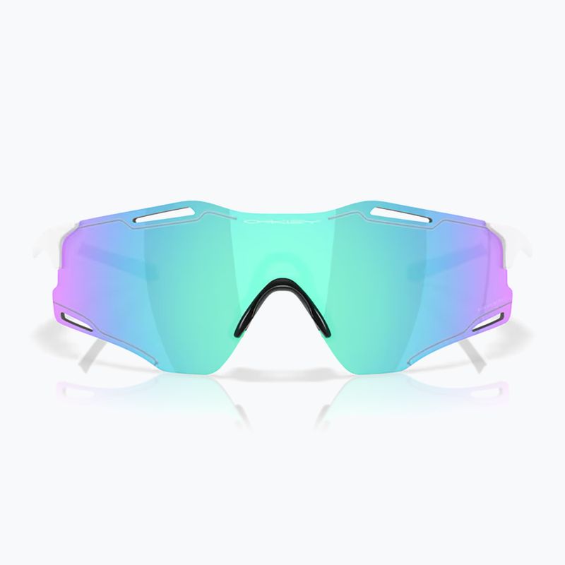 Okulary przeciwsłoneczne Oakley Cybr Zero polished white/prizm sapphire