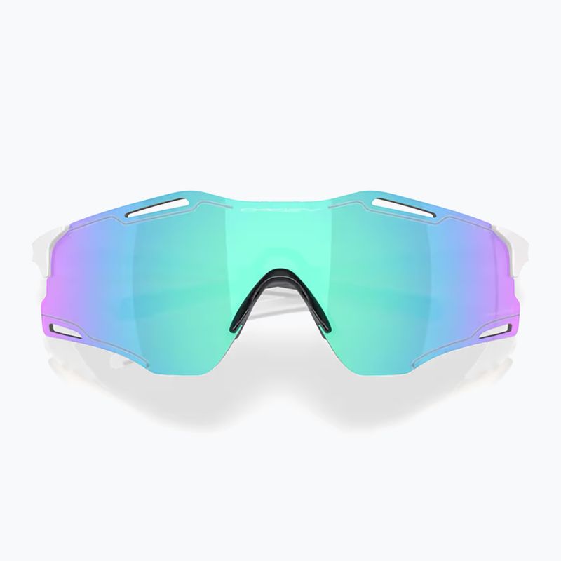 Okulary przeciwsłoneczne Oakley Cybr Zero polished white/prizm sapphire 2