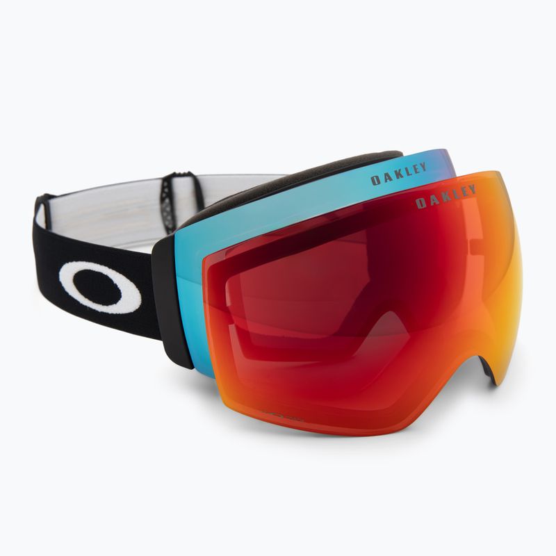 Gogle narciarskie Oakley Flight Deck Pro M matte black/prizm sapphire/prizm torch