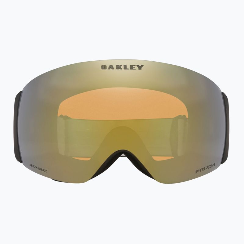 Gogle narciarskie Oakley Flight Deck Pro M matte black/prizm sage gold/prizm iced 2