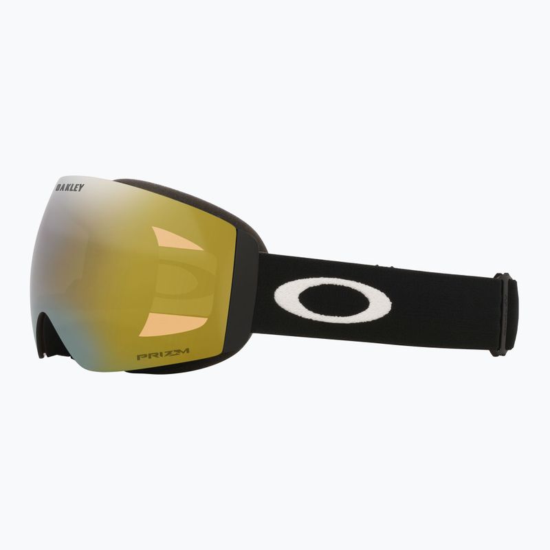 Gogle narciarskie Oakley Flight Deck Pro M matte black/prizm sage gold/prizm iced 5