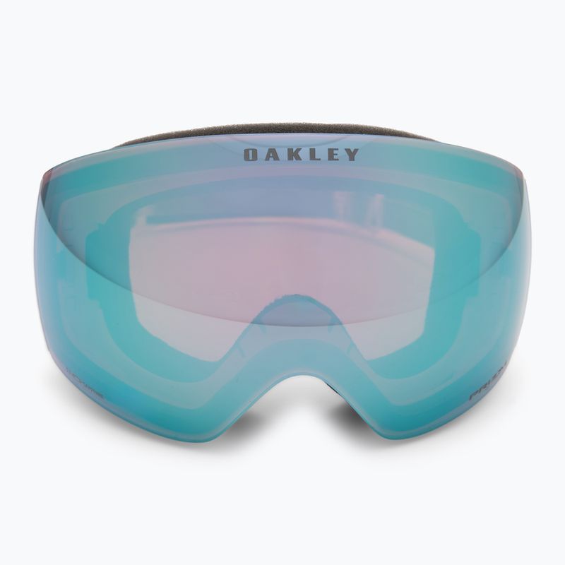 Gogle narciarskie Oakley Flight Deck Pro M matte white/prizm sapphire/prizm sage go 3