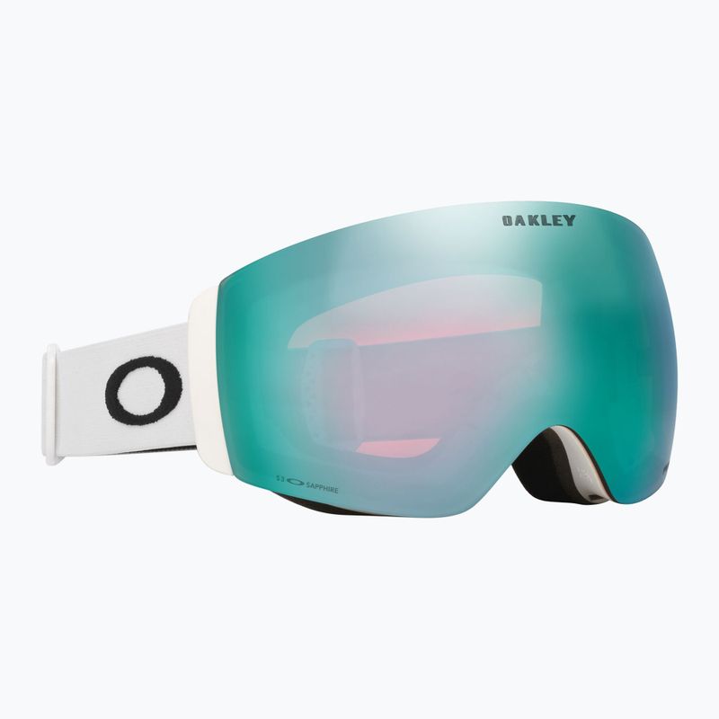 Gogle narciarskie Oakley Flight Deck Pro M matte white/prizm sapphire/prizm sage go