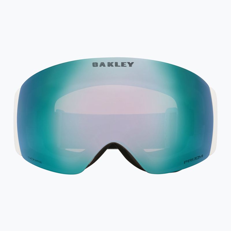Gogle narciarskie Oakley Flight Deck Pro M matte white/prizm sapphire/prizm sage go 2
