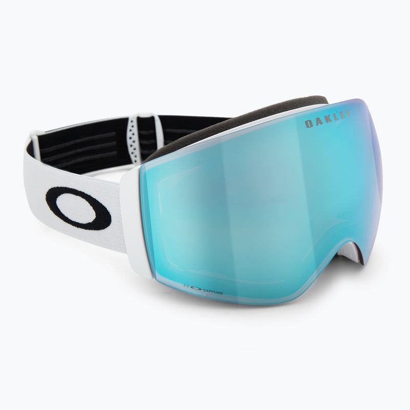 Gogle narciarskie Oakley Flight Deck Pro M matte white/prizm sapphire/prizm iced 2