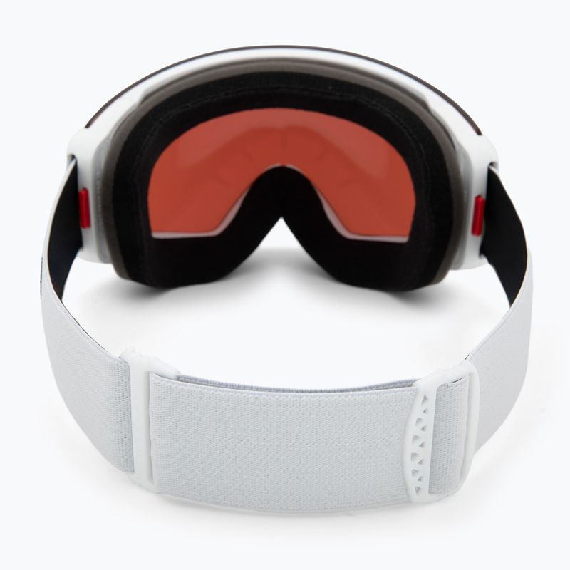 Gogle narciarskie Oakley Flight Deck Pro M matte white/prizm sapphire/prizm iced 4
