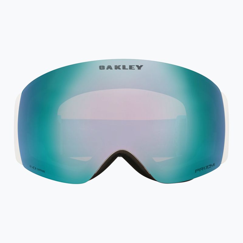 Gogle narciarskie Oakley Flight Deck Pro M matte white/prizm sapphire/prizm iced 8