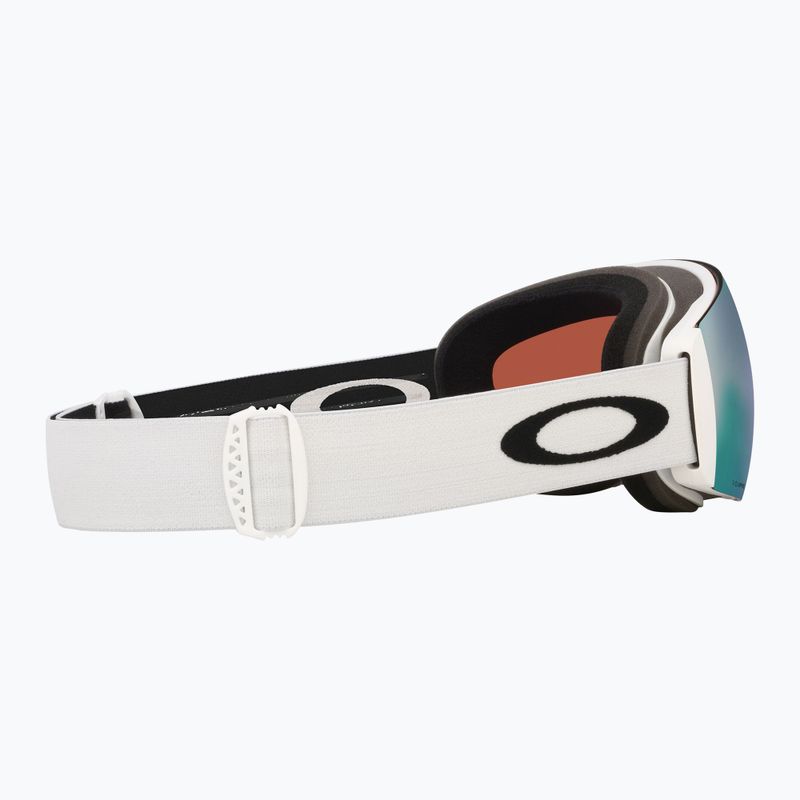 Gogle narciarskie Oakley Flight Deck Pro M matte white/prizm sapphire/prizm iced 13