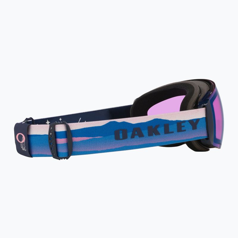Gogle narciarskie Oakley Flight Deck Pro M Mikaela shiffrin sig/prizm iced/prizm sapphire 7
