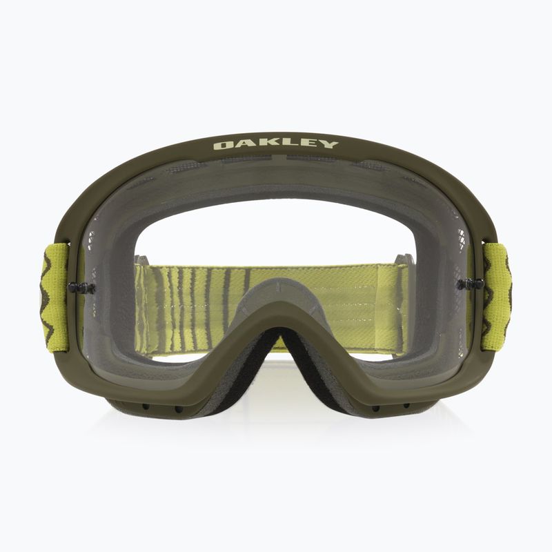 Gogle rowerowe Oakley O Frame 2.0 Pro MTB cactus dark brush/clear 2