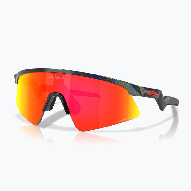 Okulary przeciwsłoneczne dziecięce Oakley Resistor Sweep dark galaxy/prizm ruby