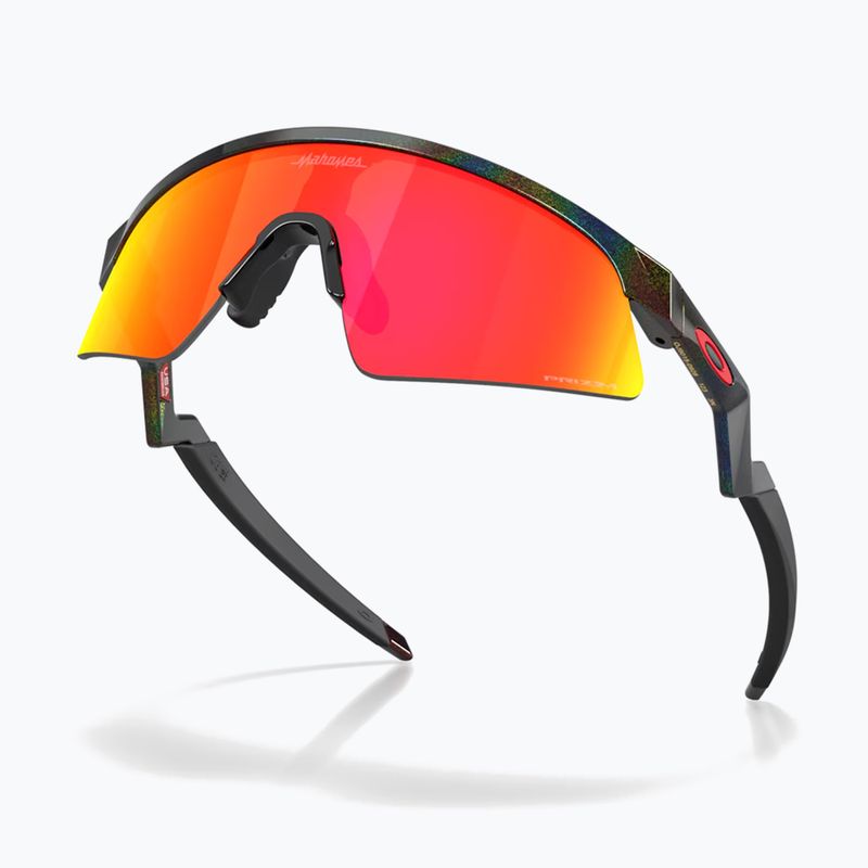 Okulary przeciwsłoneczne dziecięce Oakley Resistor Sweep dark galaxy/prizm ruby 4