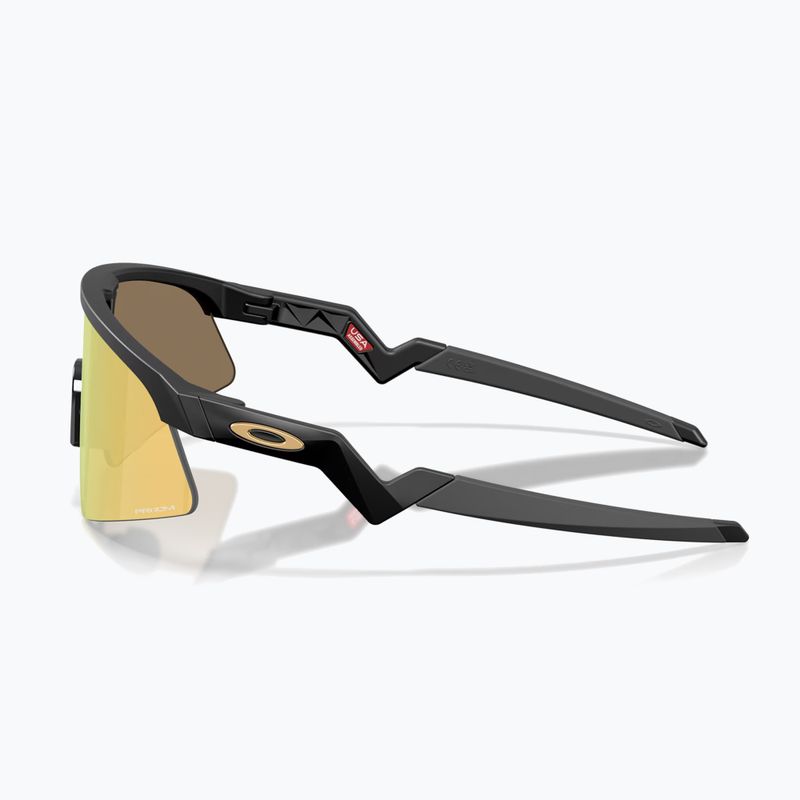 Okulary przeciwsłoneczne dziecięce Oakley Resistor Sweep polished matte black/prizm 24k 5