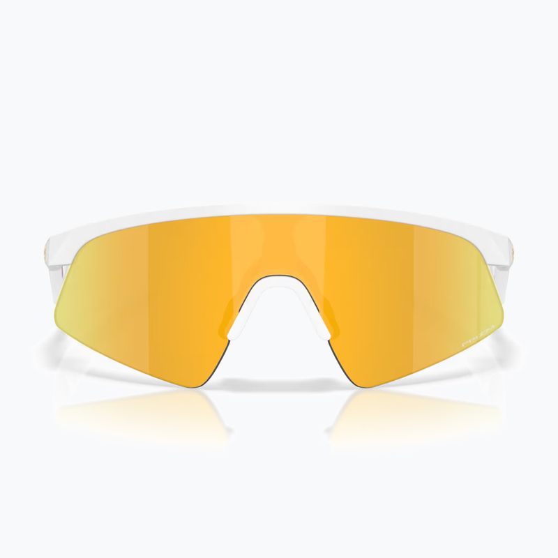 Okulary przeciwsłoneczne dziecięce Oakley resistor sweep matte white/prizm 24k 2