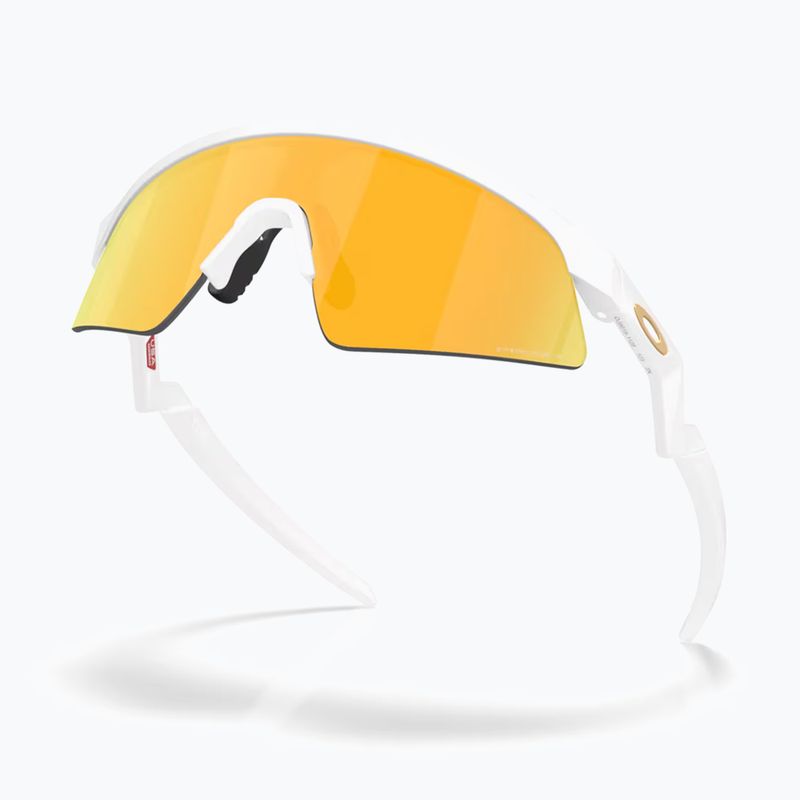 Okulary przeciwsłoneczne dziecięce Oakley resistor sweep matte white/prizm 24k 4