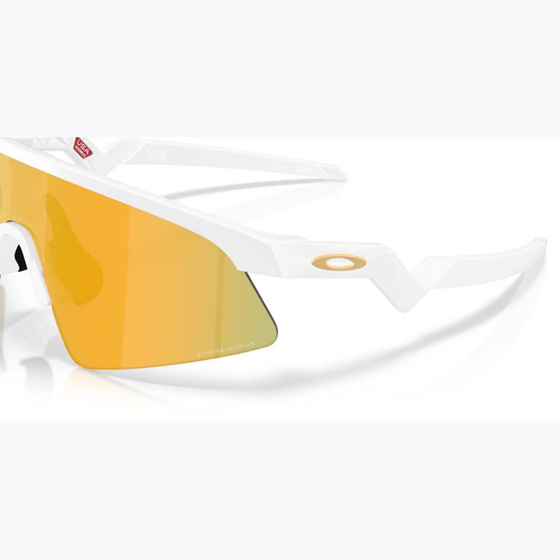 Okulary przeciwsłoneczne dziecięce Oakley resistor sweep matte white/prizm 24k 6