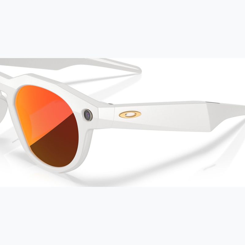 Okulary z kamerą Oakley Meta HSTN warm grey/prizm ruby 7