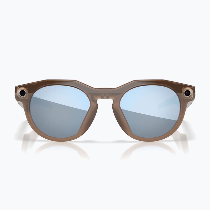 Okulary z kamerą Oakley Meta HSTN brown smoke/prizm deep water polarized 3