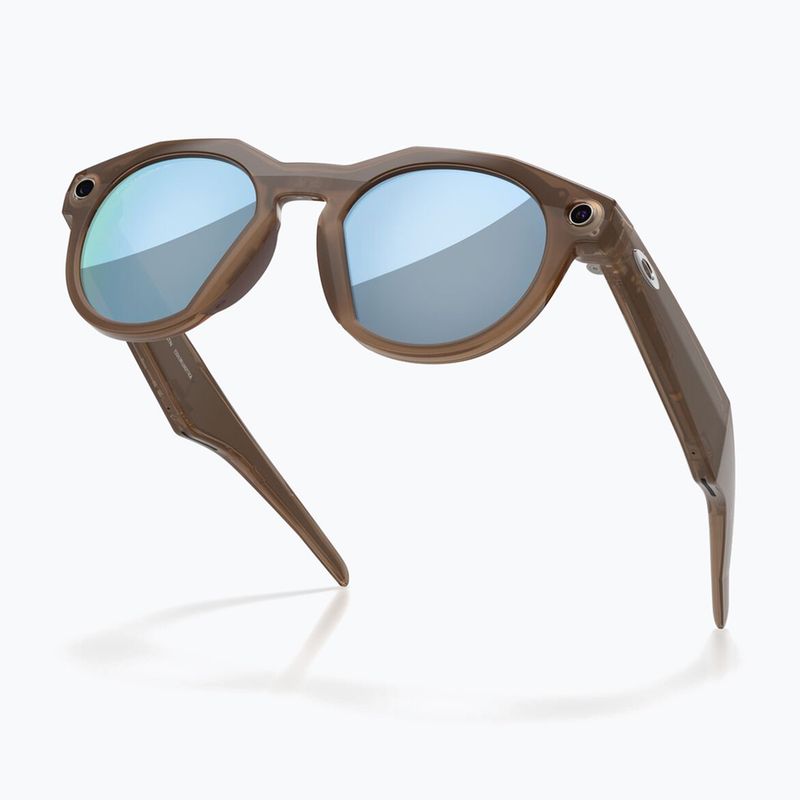 Okulary z kamerą Oakley Meta HSTN brown smoke/prizm deep water polarized 4
