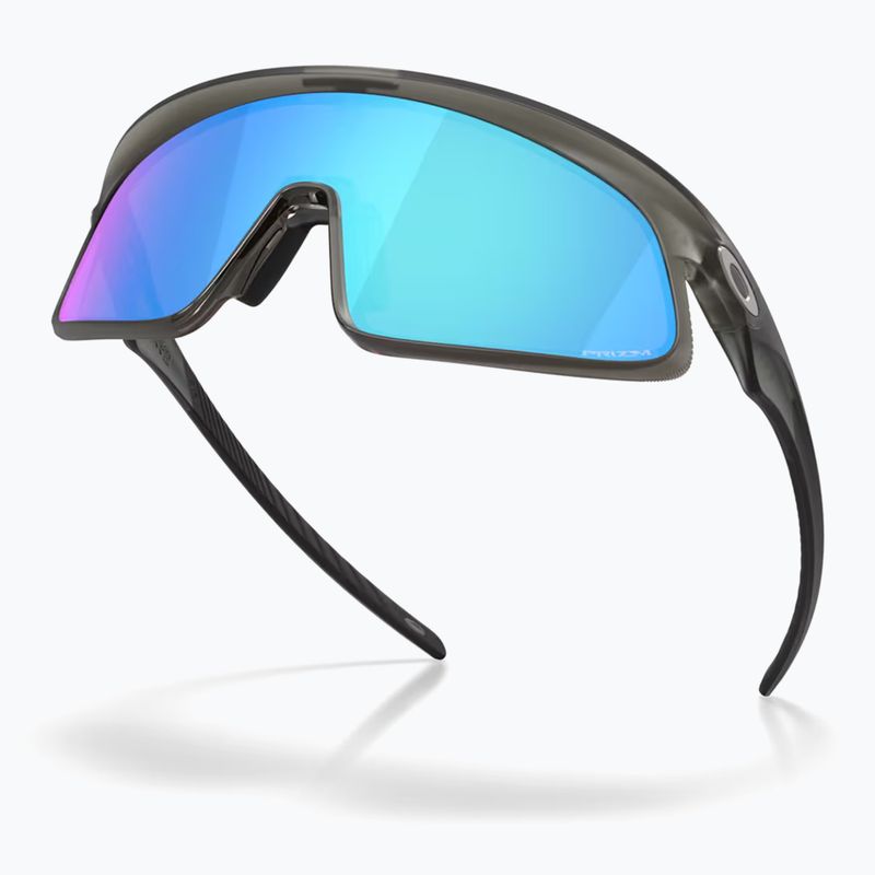 Okulary przeciwsłoneczne Oakley RSLV 141 matte grey smoke/prizm sapphire 4
