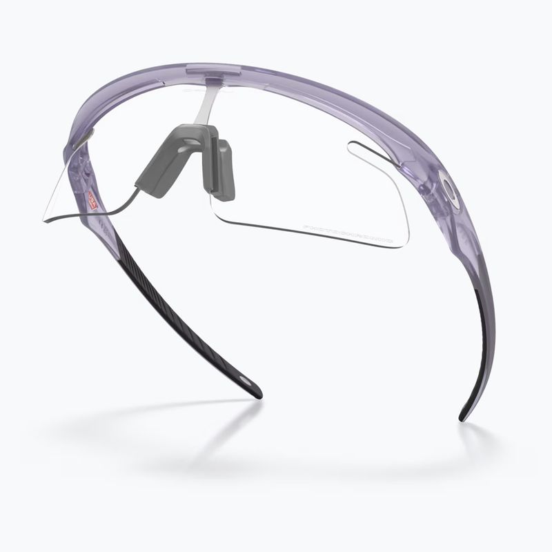 Okulary przeciwsłoneczne Oakley RSLV Lite matte trans lilac/clear to black iridium photo 4