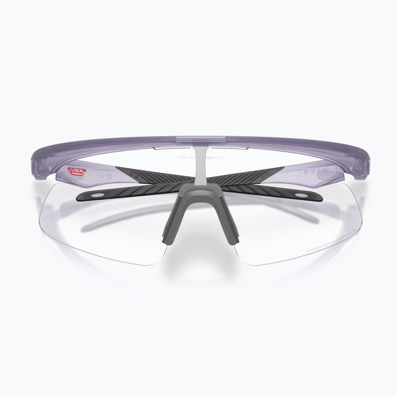 Okulary przeciwsłoneczne Oakley RSLV Lite matte trans lilac/clear to black iridium photo 5
