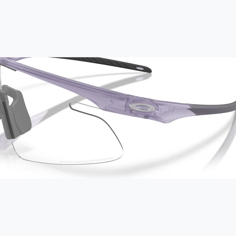 Okulary przeciwsłoneczne Oakley RSLV Lite matte trans lilac/clear to black iridium photo 6