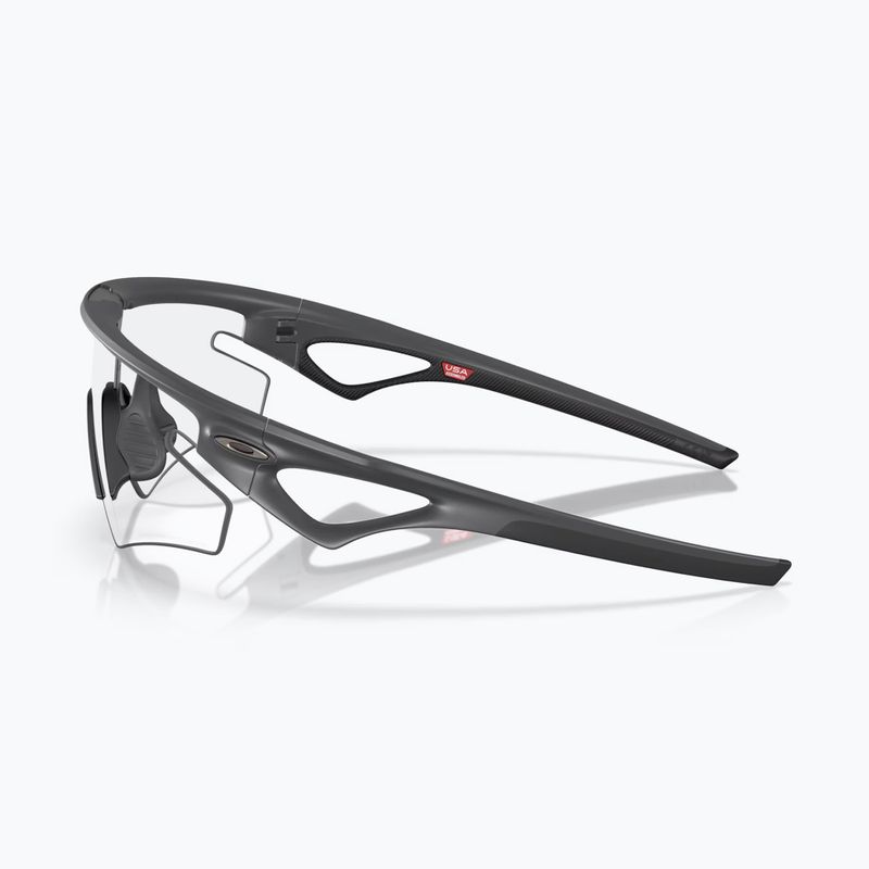 Okulary przeciwsłoneczne Oakley Sphaera Slash carbon/clear to black iridium photochromic 3