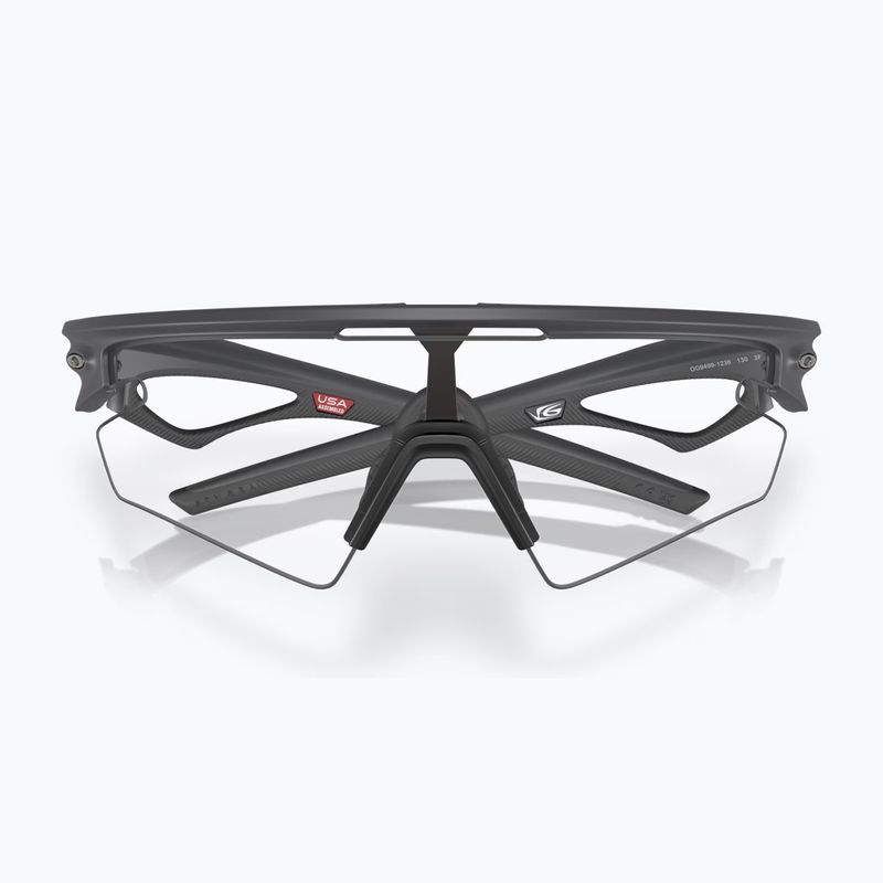 Okulary przeciwsłoneczne Oakley Sphaera Slash carbon/clear to black iridium photochromic 5