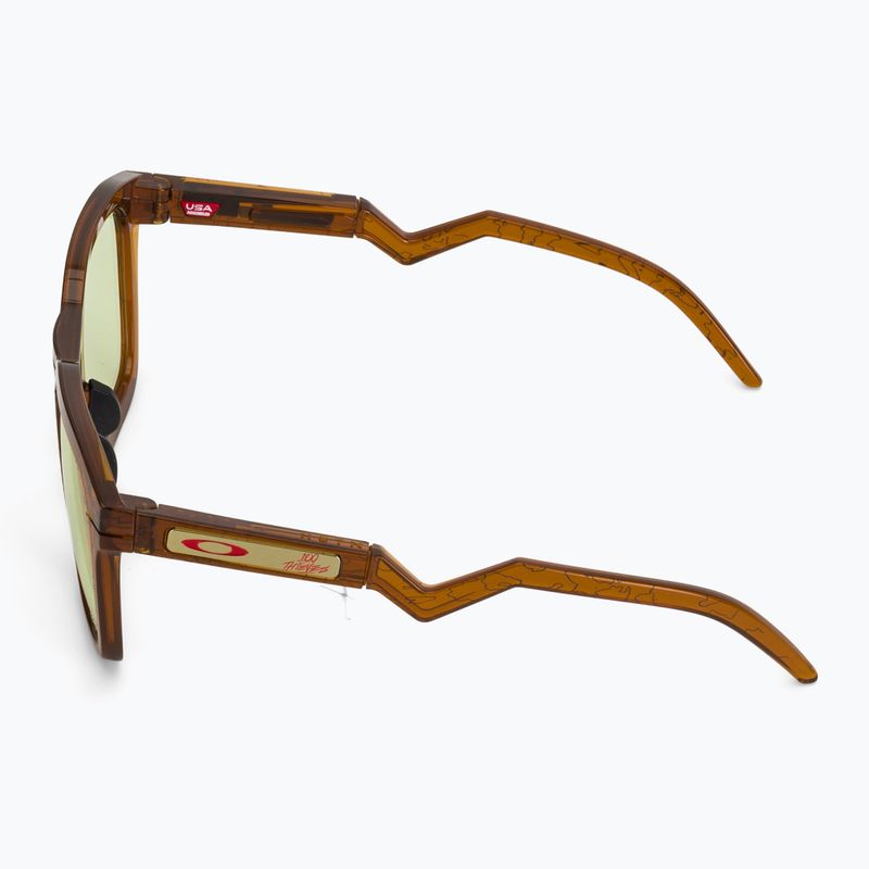 Okulary przeciwsłoneczne Oakley HSTN SQ 10t dark amber 4