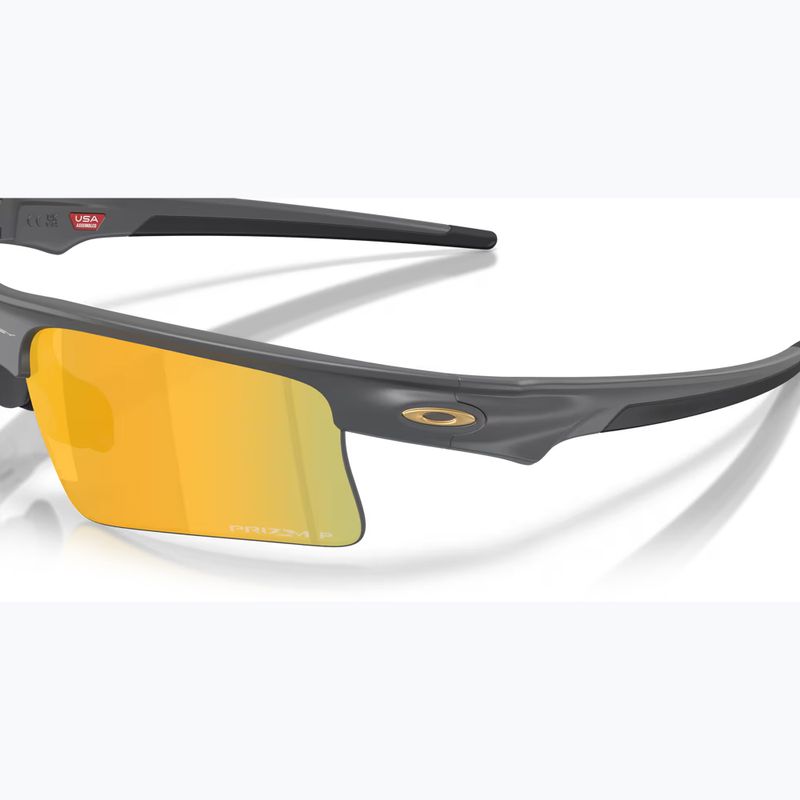 Okulary przeciwsłoneczne Oakley Bisphera Speed matte carbon 6