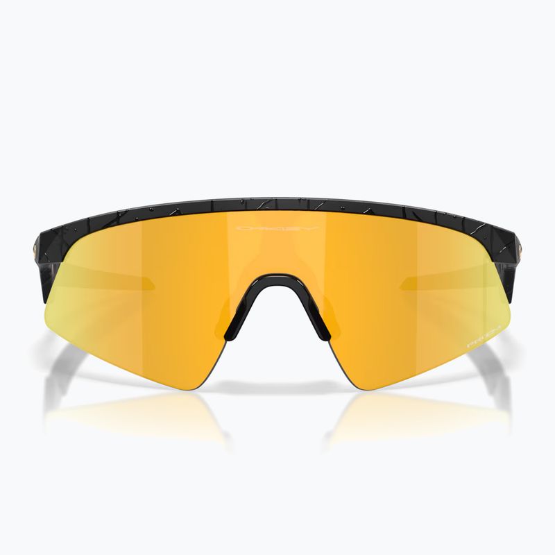 Okulary przeciwsłoneczne dziecięce Oakley Resistor Sweep matte black splatter/prizm 24k 2
