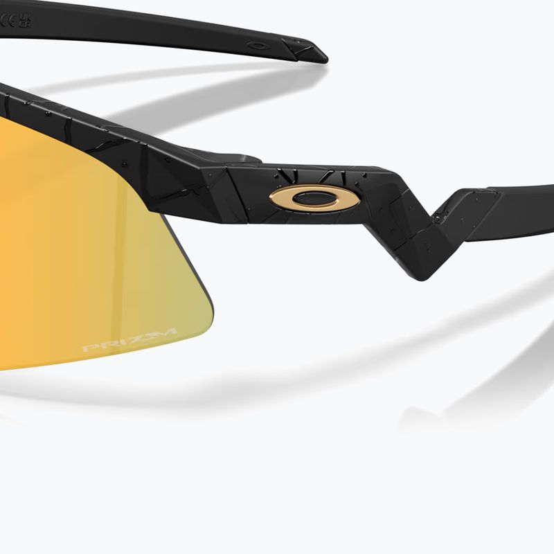 Okulary przeciwsłoneczne dziecięce Oakley Resistor Sweep matte black splatter/prizm 24k 6
