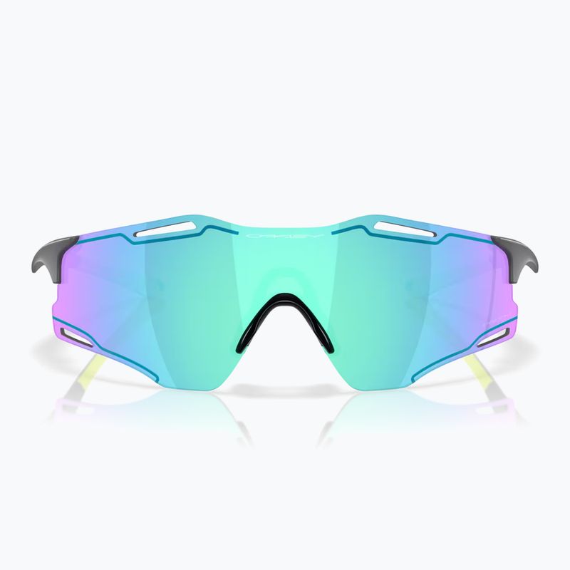 Okulary przeciwsłoneczne Oakley Cybr Zero matte carbon/prizm sapphire with uranium ink 2