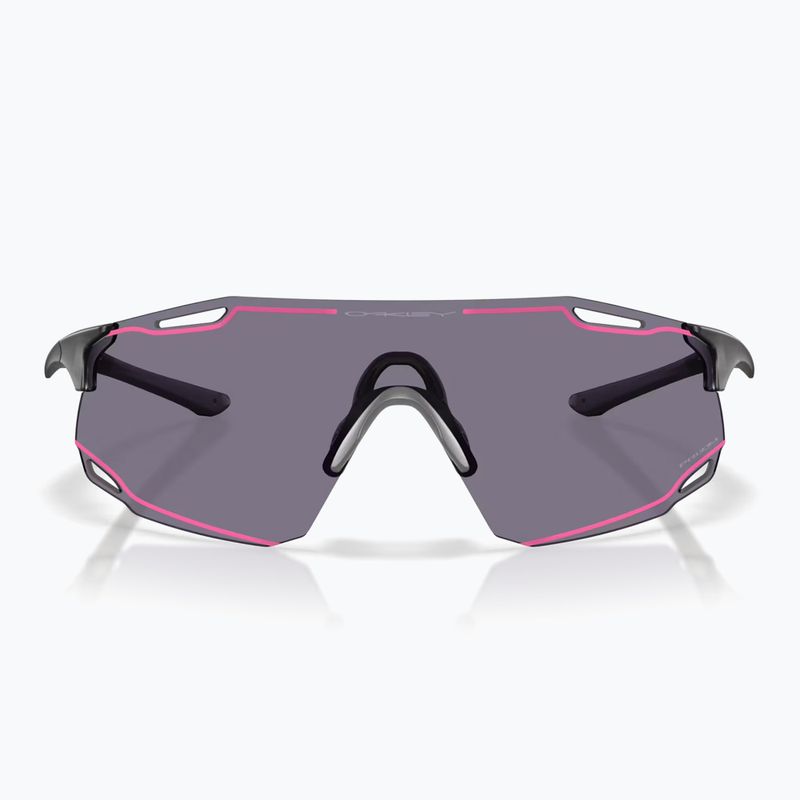 Okulary przeciwsłoneczne Oakley Cybr Dyno matte grey smoke/prizm grey with pink ink 2