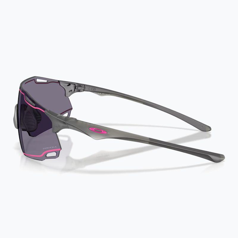 Okulary przeciwsłoneczne Oakley Cybr Dyno matte grey smoke/prizm grey with pink ink 5