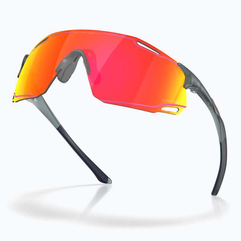 Okulary przeciwsłoneczne Oakley Cybr Dyno matte crystal black/prizm ruby with pink ink 4