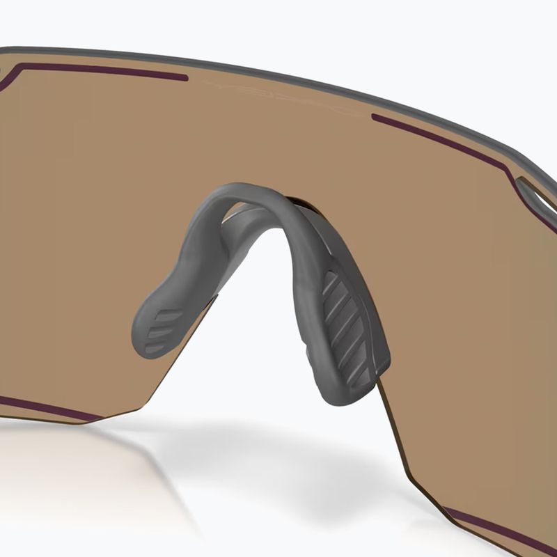 Okulary przeciwsłoneczne Oakley Cybr Dyno matte crystal black/prizm ruby with pink ink 7