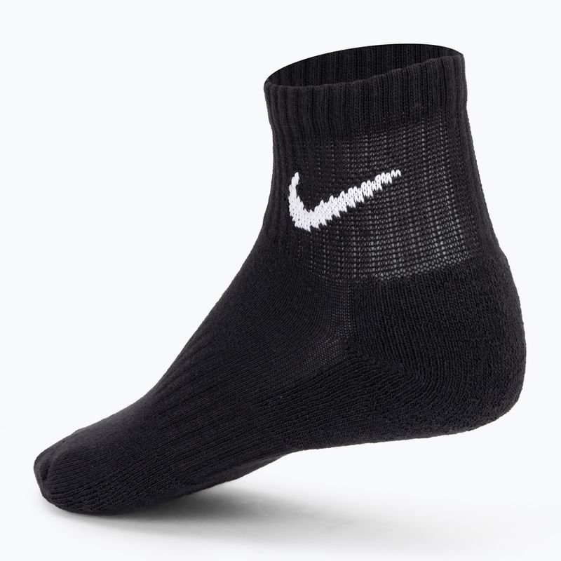 Skarpety Nike Everyday Cushioned Ankle 3 pary black/white 2