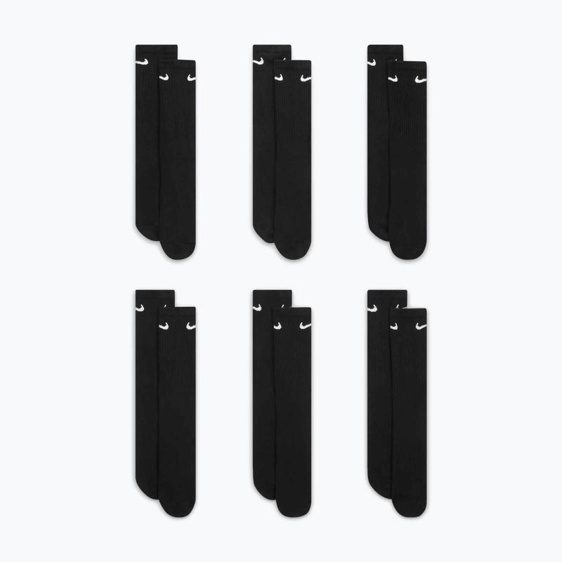 Skarpety Nike Everyday Cushioned 6 par black/white 3