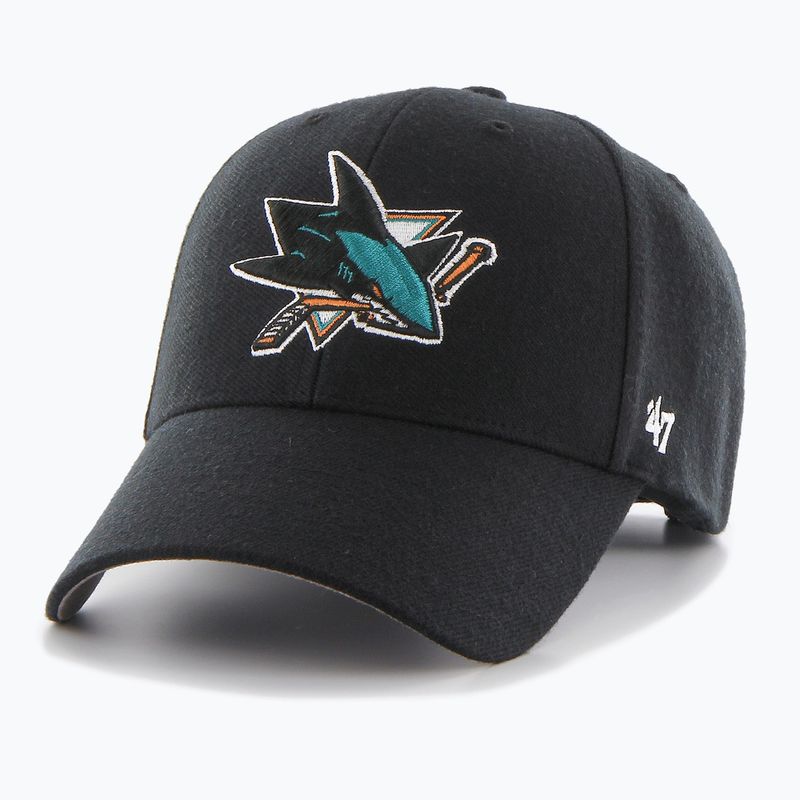 Czapka z daszkiem 47 Brand NHL San Jose Sharks MVP black