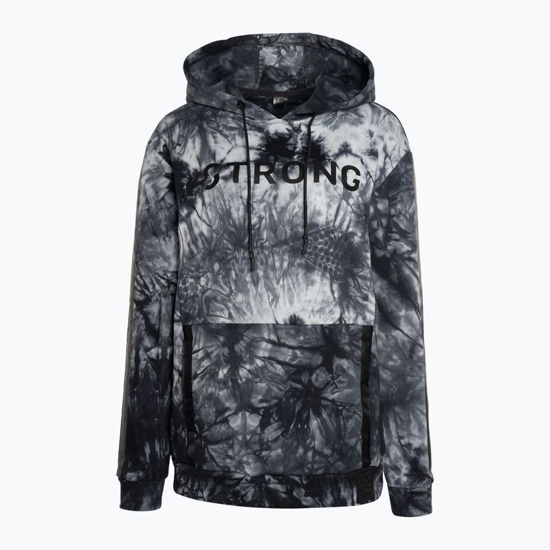 Bluza damska STRONG ID Tie-Dye Pullover czarna 5