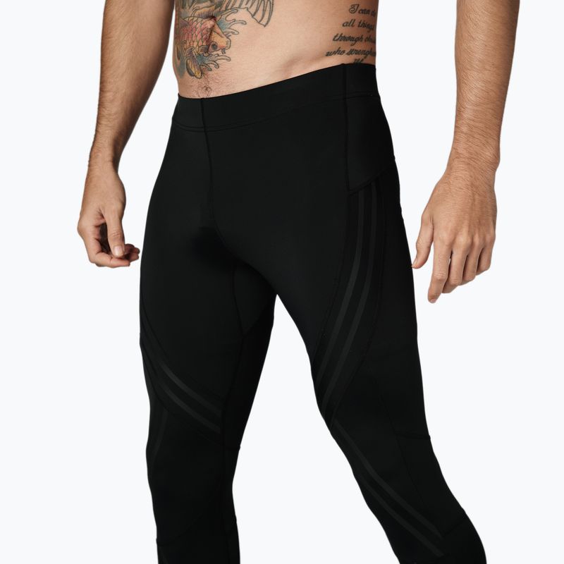Legginsy męskie STRONG ID Geometric Compression czarne 4