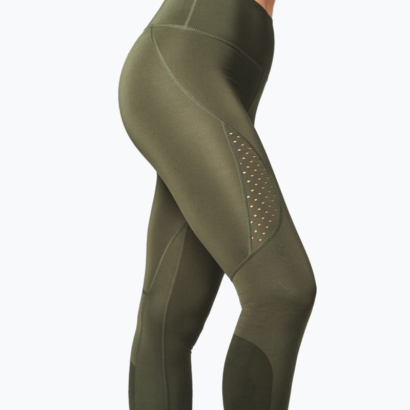 Legginsy damskie STRONG ID Performance oliwkowe 5