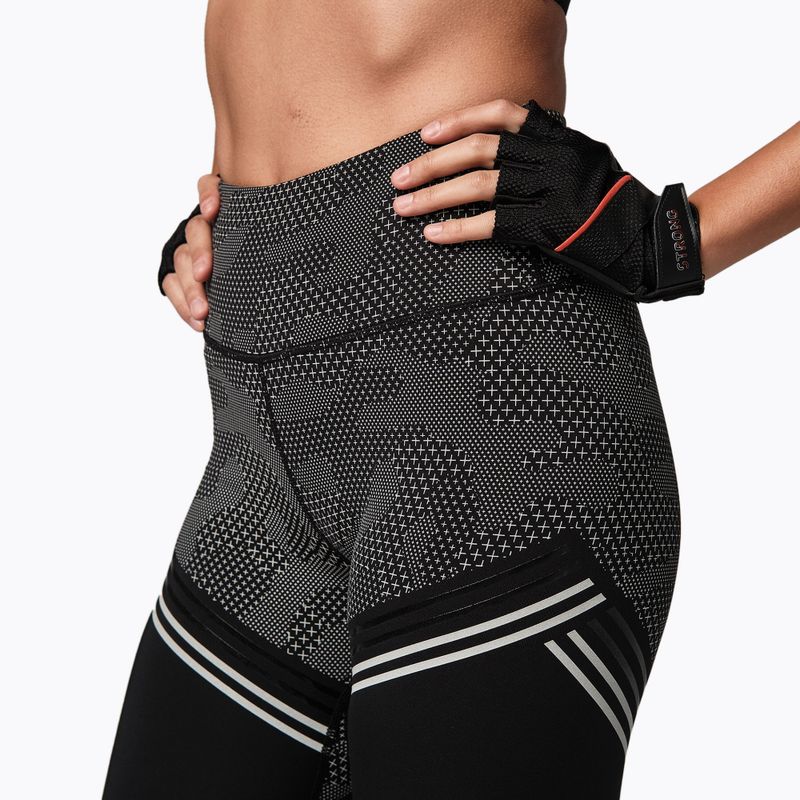 Legginsy damskie STRONG ID Performance czarne 5