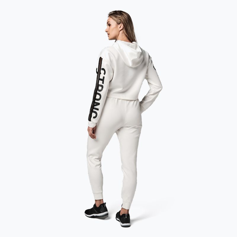 Bluza damska STRONG ID Branded Crop biała 3