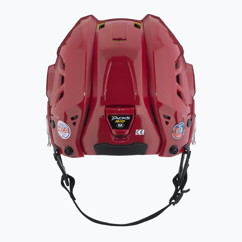 Kask hokejowy CCM Tacks 310 red 4