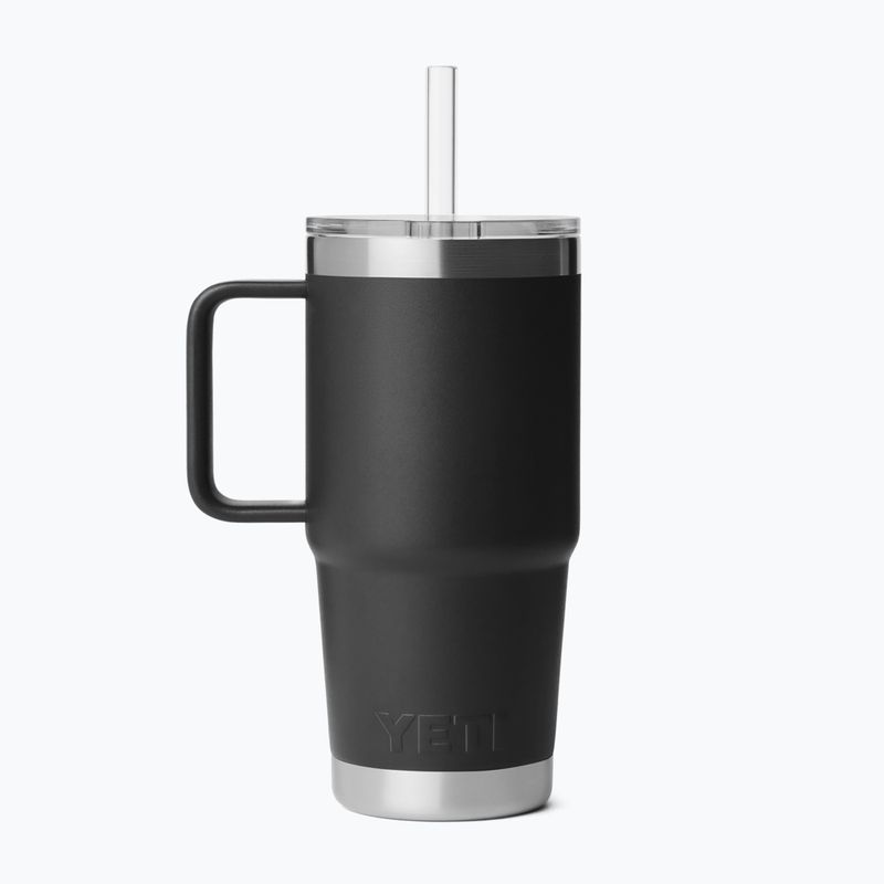 Kubek termiczny YETI Rambler Straw 739 ml black 2