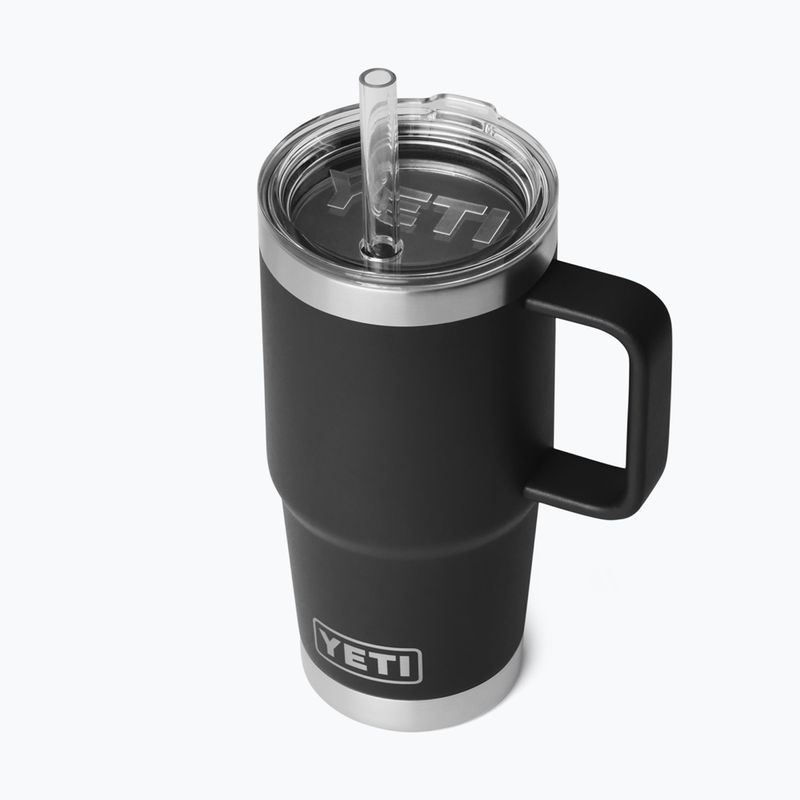 Kubek termiczny YETI Rambler Straw 739 ml black 3